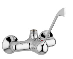 Two holes wall mounted mixer tap