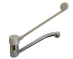mixer tap with polymer lever
